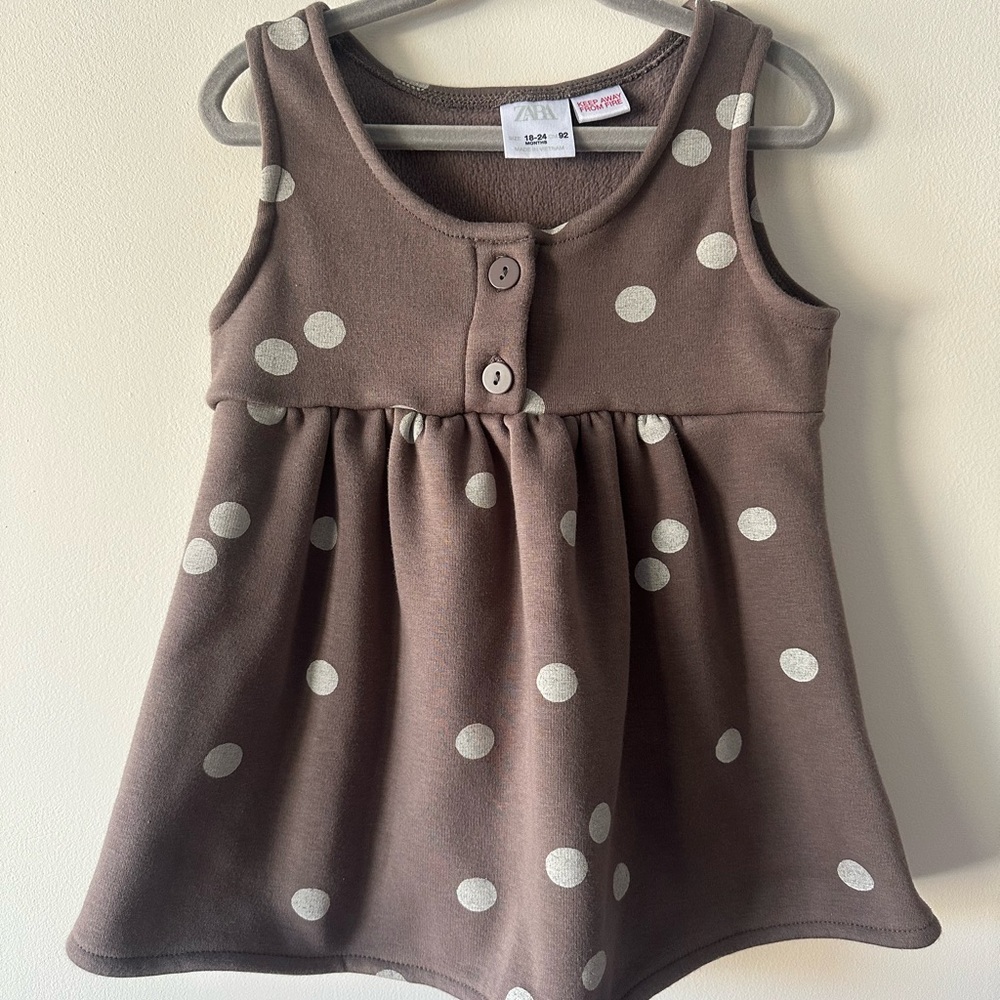 ZARA Toddler Polka Dot Dress